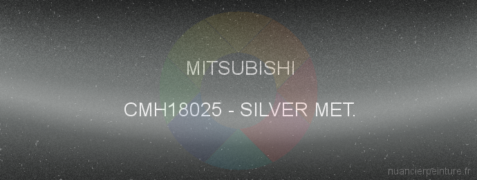 Peinture Mitsubishi CMH18025 Silver Met.