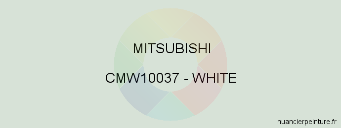 Peinture Mitsubishi CMW10037 White