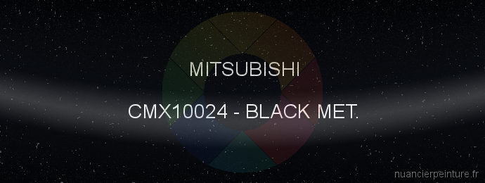 Peinture Mitsubishi CMX10024 Black Met.
