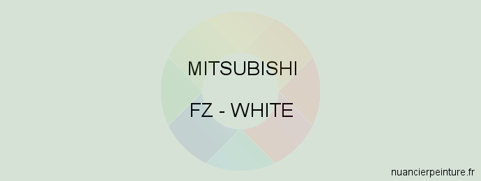 Peinture Mitsubishi FZ White