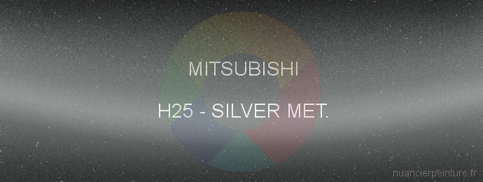 Peinture Mitsubishi H25 Silver Met.