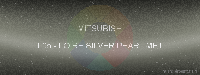 Peinture Mitsubishi L95 Loire Silver Pearl Met.