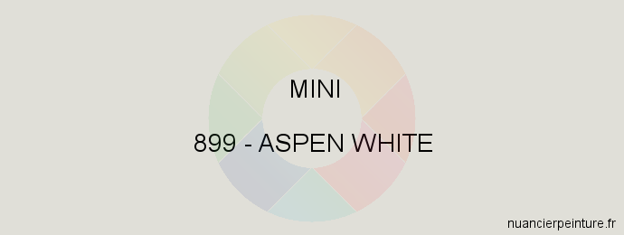 Peinture Mini 899 Aspen White