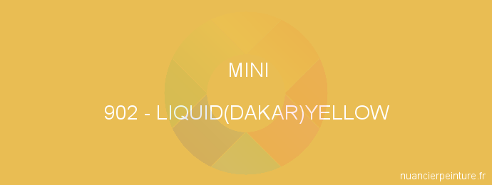 Peinture Mini 902 Liquid(dakar)yellow