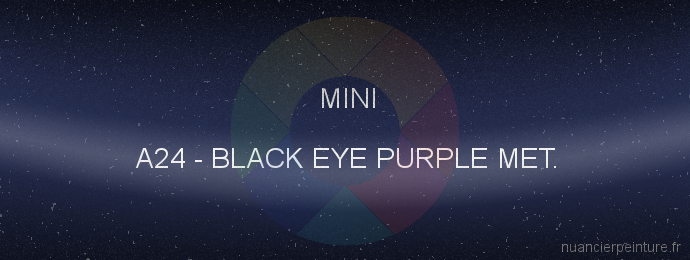 Peinture Mini A24 Black Eye Purple Met.