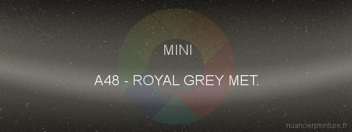 Peinture Mini A48 Royal Grey Met.