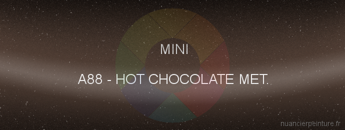 A88 Hot Chocolate Met Pour Carrosserie Mini NuancierPeinture fr A88 Hot Chocolate Met Pour Carrosserie Mini NuancierPeinture fr
