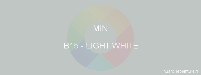 Peinture Mini B15 Light White