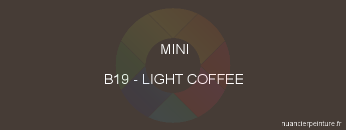 Peinture Mini B19 Light Coffee