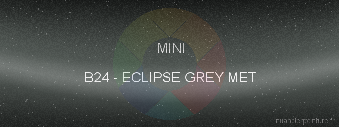 Peinture Mini B24 Eclipse Grey Met