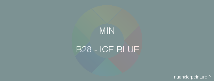 Peinture Mini B28 Ice Blue