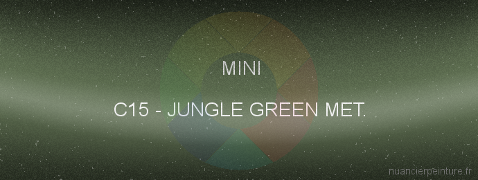 Peinture Mini C15 Jungle Green Met.