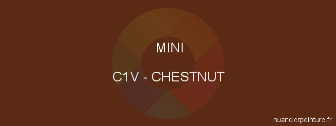 Peinture Mini C1V Chestnut