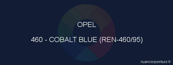 Peinture Opel 460 Cobalt Blue (ren-460/95)