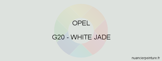 Peinture Opel G20 White Jade