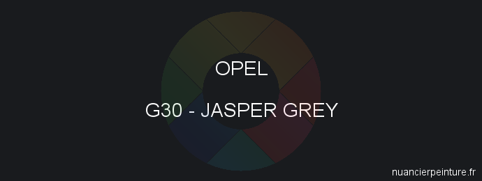 Peinture Opel G30 Jasper Grey