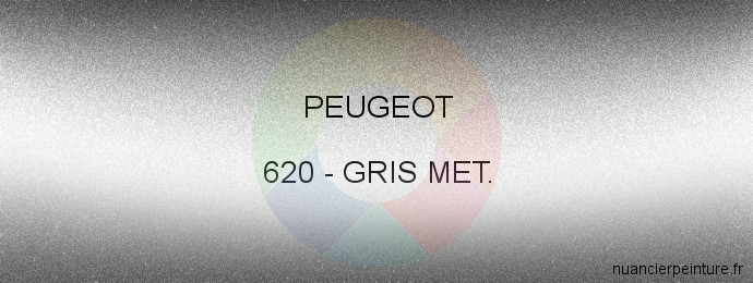 Peinture Peugeot 620 Gris Met.