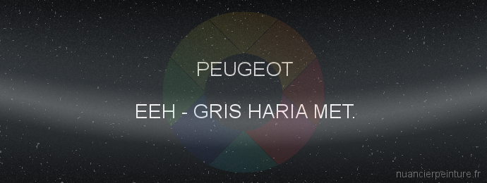 Peinture Peugeot EEH Gris Haria Met.