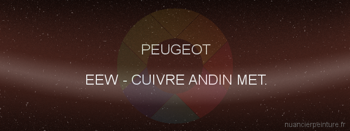 Peinture Peugeot EEW Cuivre Andin Met.