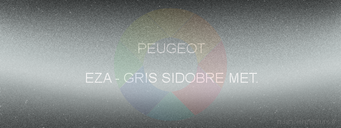 Peinture Peugeot EZA Gris Sidobre Met.