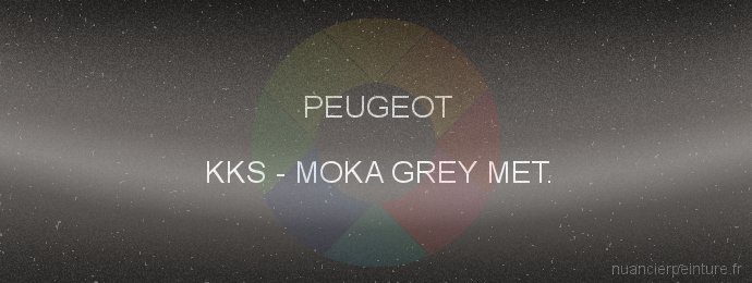 Peinture Peugeot KKS Moka Grey Met.
