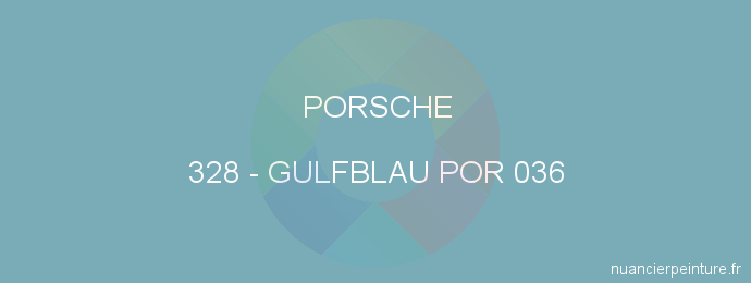 Peinture Porsche 328 Gulfblau Por 036