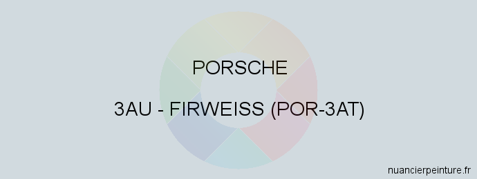 Peinture Porsche 3AU Firweiss (por-3at)