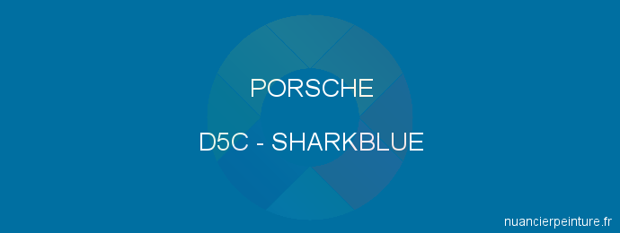 Peinture Porsche D5C Sharkblue