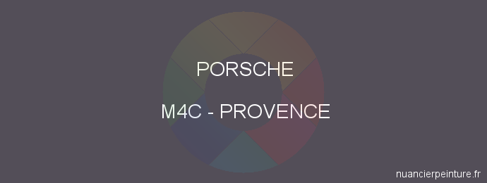Peinture Porsche M4C Provence