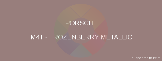 Peinture Porsche M4T Frozenberry Metallic