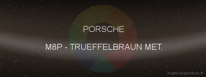 Peinture Porsche M8P Trueffelbraun Met.