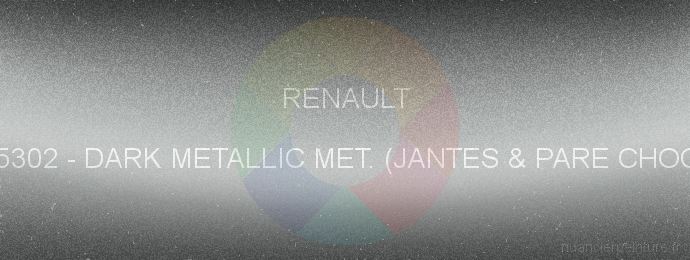Peinture Renault 205302 Dark Metallic Met. (jantes & Pare Chocs)