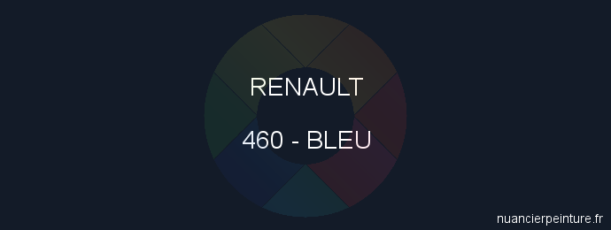 Peinture Renault 460 Bleu