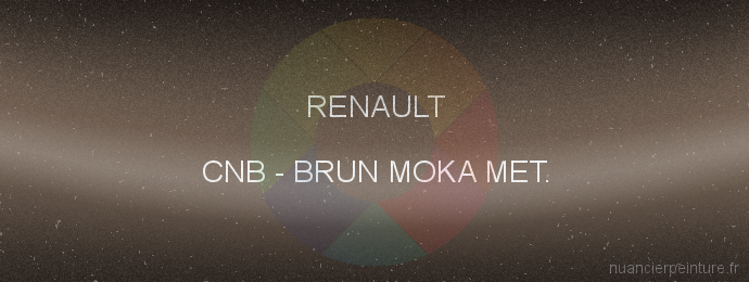 Peinture Renault CNB Brun Moka Met.