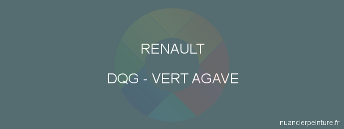 Peinture Renault DQG Vert Agave