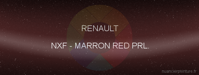 Peinture Renault NXF Marron Red Prl.