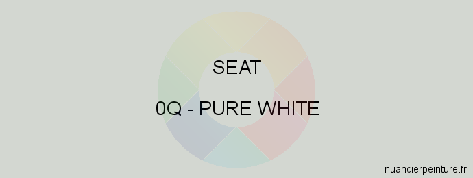 Peinture Seat 0Q Pure White