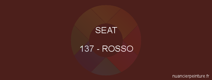 Peinture Seat 137 Rosso