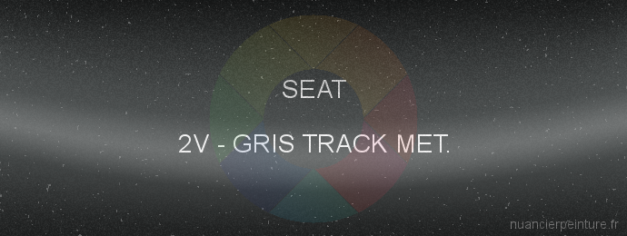 Peinture Seat 2V Gris Track Met.