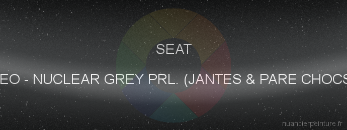 Peinture Seat 3EO Nuclear Grey Prl. (jantes & Pare Chocs)