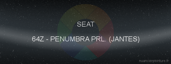 Peinture Seat 64Z Penumbra Prl. (jantes)