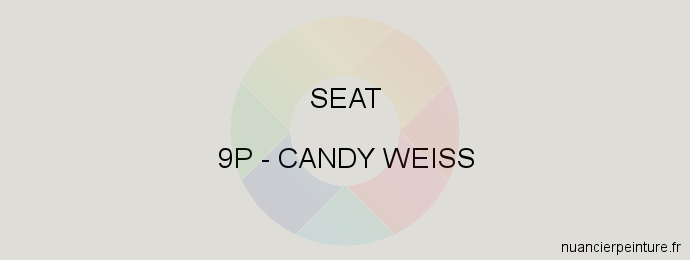 Peinture Seat 9P Candy Weiss