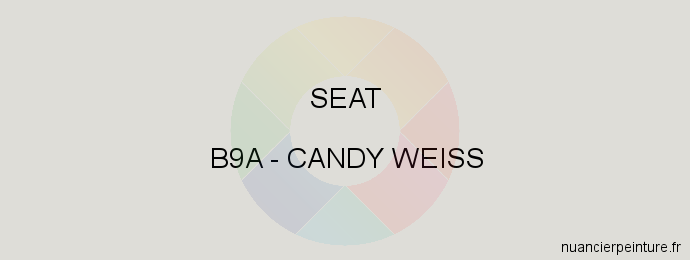 Peinture Seat B9A Candy Weiss