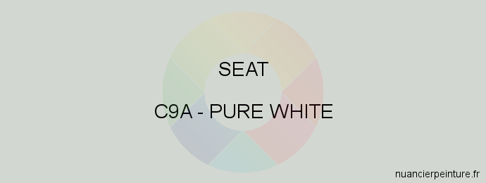 Peinture Seat C9A Pure White
