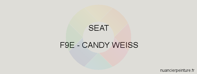 Peinture Seat F9E Candy Weiss