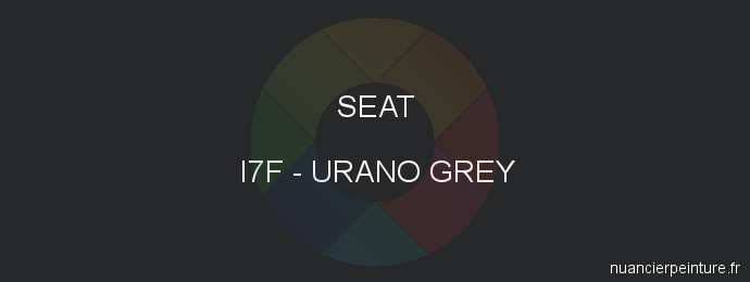Peinture Seat I7F Urano Grey