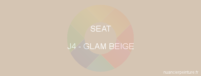 Peinture Seat J4 Glam Beige