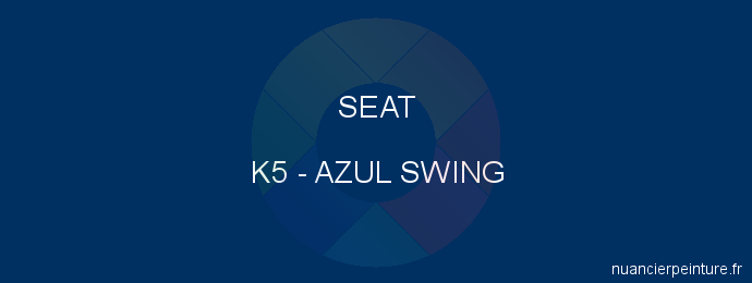 Peinture Seat K5 Azul Swing
