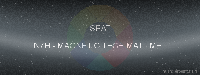 Peinture Seat N7H Magnetic Tech Matt Met.