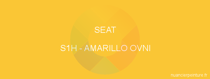 Peinture Seat S1H Amarillo Ovni